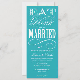 & BE VERHEIRATET  WEDERINVITATION STYLE 2 EINLADUNG