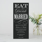 & BE VERHEIRATET| WEDERINVITATION STYLE 2 EINLADUNG (Stehend Vorderseite)