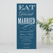 & BE VERHEIRATET| WEDERINVITATION STYLE 2 EINLADUNG (Stehend Vorderseite)