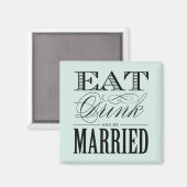 & BE VERHEIRATET | WEDING MAGNET (Vorderseite/Rückseite)