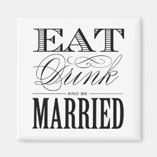 & BE VERHEIRATET   WEDING MAGNET