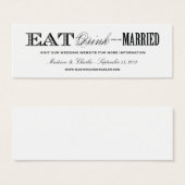 & BE VERHEIRATET | WEDING WEBSITE CARDS (Vorne & Hinten)
