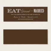 & BE VERHEIRATET | WEDING WEBSITE CARDS (Vorne & Hinten)