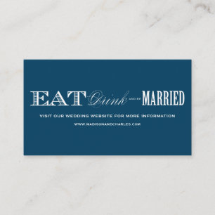 & BE VERHEIRATET   WEDING WEBSITE CARDS BEGLEITKARTE