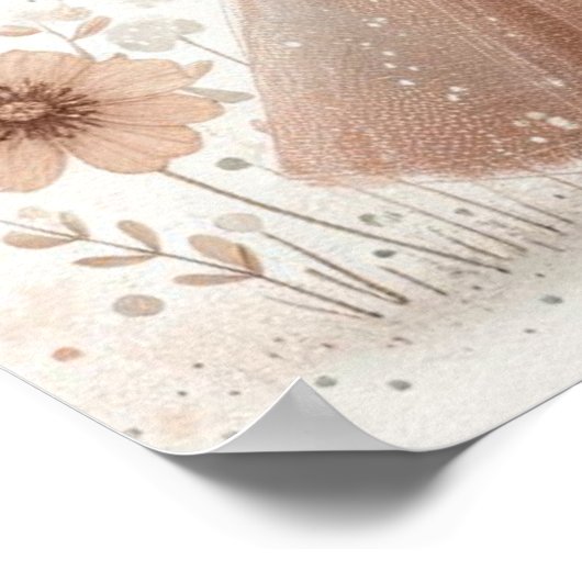 be wild, be kind, be you poster (Ecke)