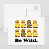 Be Wilde Encks Postkarte (Vorne/Hinten)