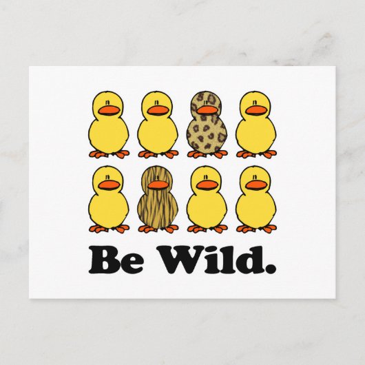 Be Wilde Encks Postkarte (Vorderseite)