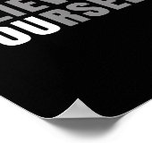 Be You Believe In Yourself Sitive Message Quotes S Poster (Ecke)