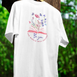 Be you Boho Wildflower and Book T-Shirt