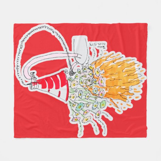 Be Your Biggest Fan Fleecedecke (Vorderseite (Horizontal))