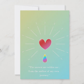 Be Your True Self – Empowering Greeting Card Feiertagskarte