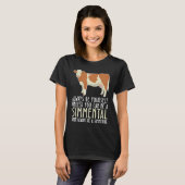 Be Yourself Always And Be A Simmental T-Shirt (Vorne ganz)