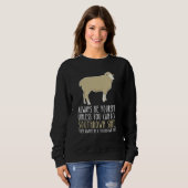 Be Yourself Always And Be A Southdown Sheep Sweatshirt (Vorne ganz)