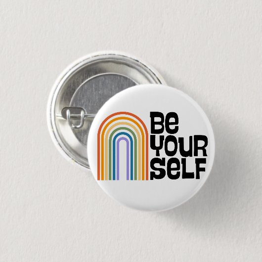 Be Yourself Button (Vorne & Hinten)