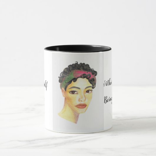 Be yourself ever without fear of being happy tasse (Zentrum)