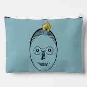 Be Yourself Face, Black Ink Accessory Pouch  Zubehörtasche (Rückseite)