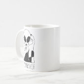 Be Yourself - Funny Alien Motivational S Kaffeetasse (Vorderseite Links)
