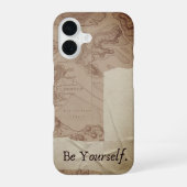 "BE YOURSELF" IPHONE 16 CASE HÜLLE (Rückseite)