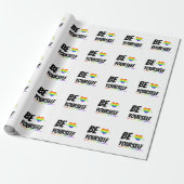 Be yourself | LGBTQ+ Pride Geschenkpapier (Ungerollt)