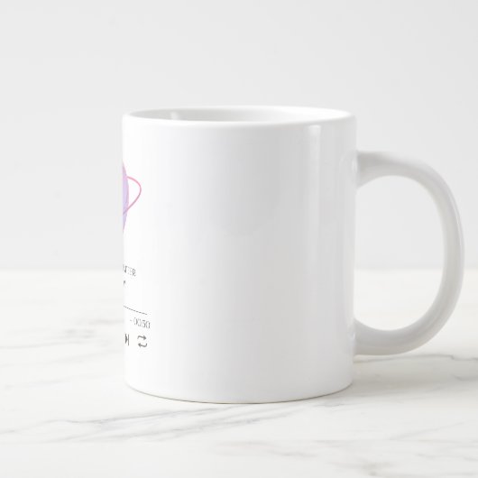 Be Yourself No Matter What They Say - jumbo mug Jumbo-Tasse (Rechts)