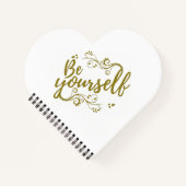 Be Yourself  Notebook Notizblock (Vorderseite)