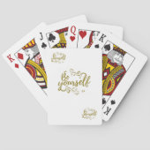 Be Yourself   Poker Cards Spielkarten (Rückseite)