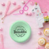 Be Yourself Something Beautiful Quote-52912 Pappteller (Party)