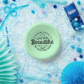 Be Yourself Something Beautiful Quote-52912 Pappteller (Party)
