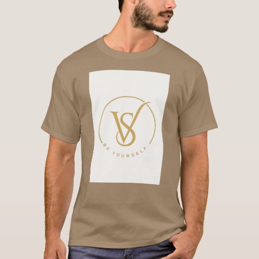 Be Yourself VS Monogram Logo T-Shirt (Vorderseite)