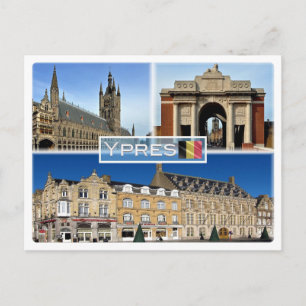 BE Ypern - Lakenhalle, im Flanders Fields Museum - Postkarte
