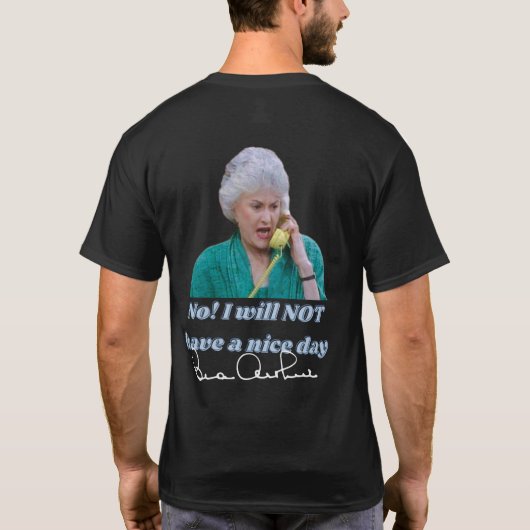Bea Arthur Icon Collage Shirt (Rückseite)