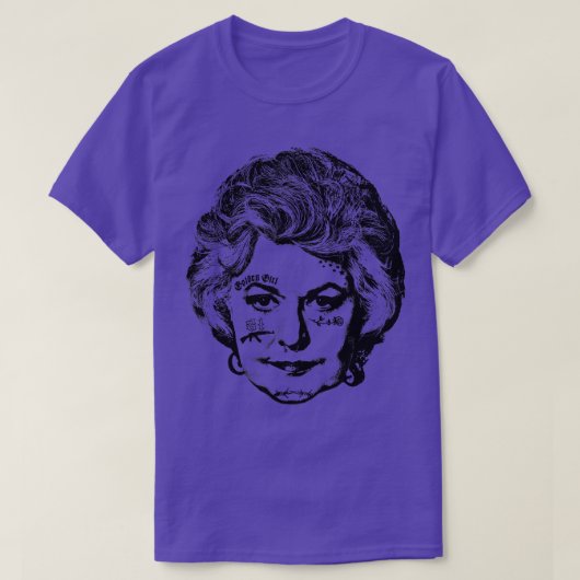 Bea Arthur Punksthetic Face Design T-Shirt (Design vorne)