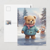 Bea Bär Postkarte (Vorne/Hinten)