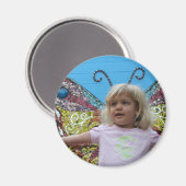 Bea Butterfly Magnet (Vorderseite/Rückseite)