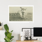 Bea Kirnan trick reiten. Poster (Heimbüro)