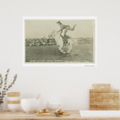 Bea Kirnan trick reiten. Poster (Küche)