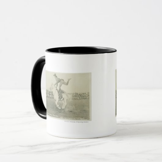 Bea Kirnan Trickreiten Tasse (Vorderseite Links)