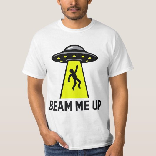 Bea mich hoch - Alien T-Shirt (Vorderseite)