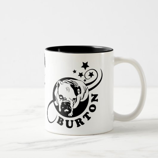 Bea und Burt Zweifarbige Tasse (Rechts)