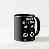Beabull Dinge spare Time Funny Dog Mama Vater  Tasse (VorderseiteRechts)