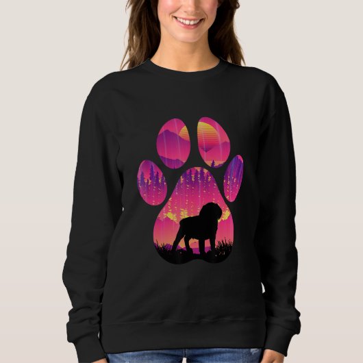 Beabull Paw Mom Dad Dog Women Men Sweatshirt (Vorderseite)