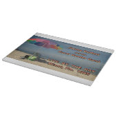Beach 23 Glas Cutting Board Schneidebrett (Ecke)