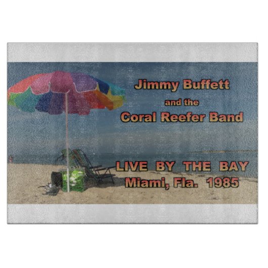 Beach 23 Glas Cutting Board Schneidebrett (Vorderseite)