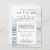 Beach 50 Jahre Jubiläum Card Einladung (Vorderseite)