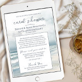 Beach 50 Jahre Jubiläum Card Einladung