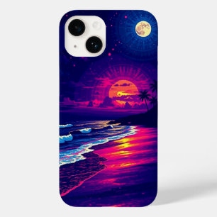 Beach Abend mit Sunset Rays mobil Case-Mate iPhone 14 Hülle