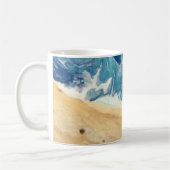 Beach Abstrakt Art Coffee Tasse (Links)