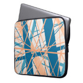 Beach Abstrakt Electronics Bag Laptopschutzhülle (Vorderseite Links)