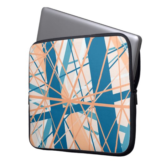 Beach Abstrakt Electronics Bag Laptopschutzhülle (Vorderseite Links)