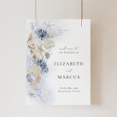 Beach Acrylic Wedding Welcome Sign Coastal Shell Acrylschild